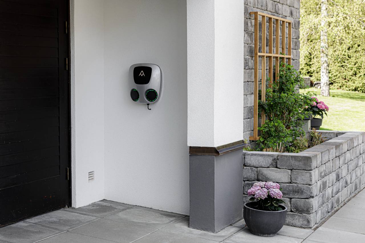Laddstation-hemma Laddstationen-Charge-Amps-Aura